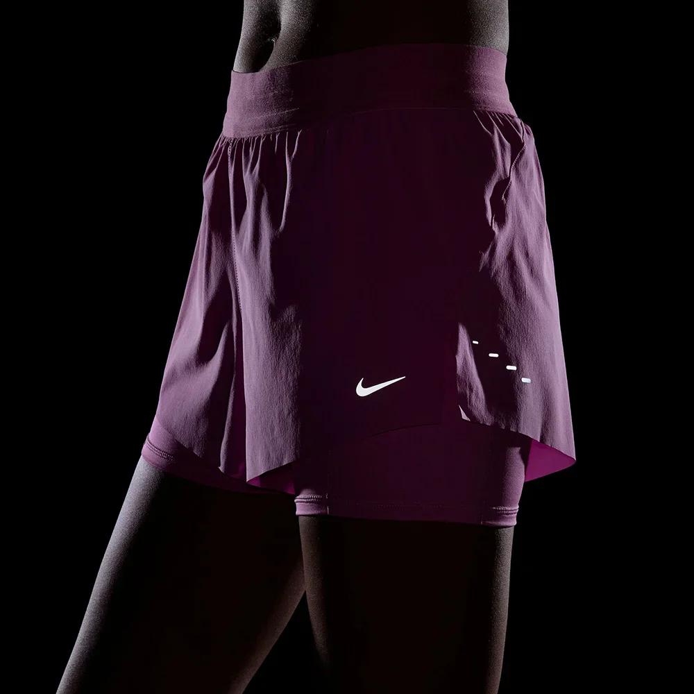Women's Dri-FIT Mid-Rise 2-in-1 Running Shorts - Image 10