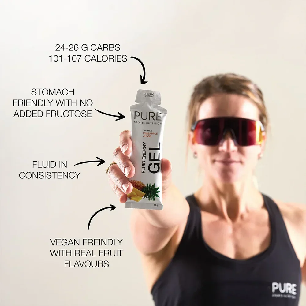 Pure Sports Nutrition Fluid Energy Gel + Caffeine - Image 6